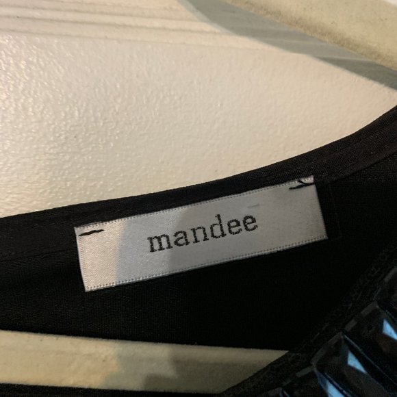 Mandee Dressy T-Shirt with Neckline Beading - Picture 4 of 8